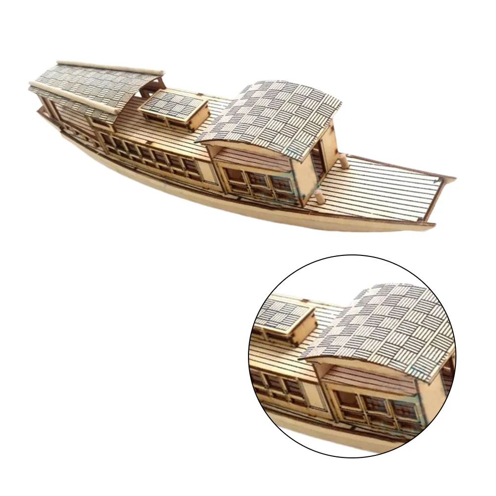 

DIY Wooden Boat Friendly Natural Wood Craft for Home School Office Decoration Educational Stem Activity Gift for Teens