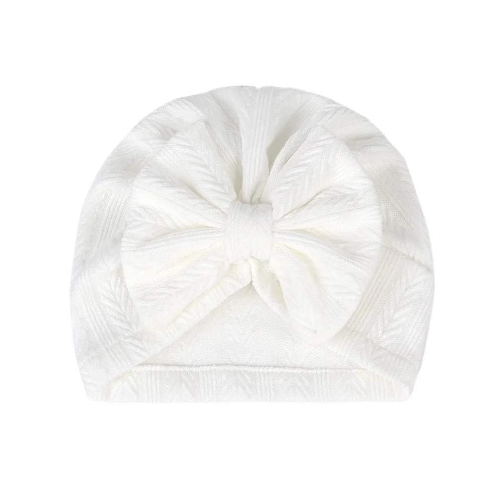 Chapeau turban doux avec gros nœud pour bébé, bonnets pour nouveau-né, enveloppes de sauna pour tout-petits, vêtements de sauna pour enfants, 1 pièce