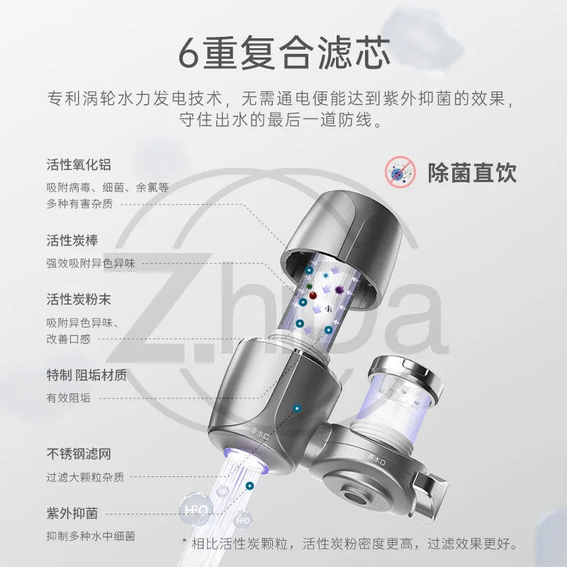 Kitchen faucet filters, household water purification equipment