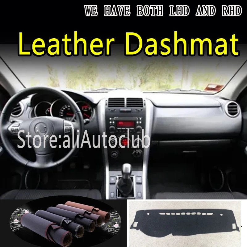 

Коврик для приборной панели из искусственной кожи PU, замшевый, для Suzuki Grand Vitara Escudo JT 2006-2013, 5 дверей