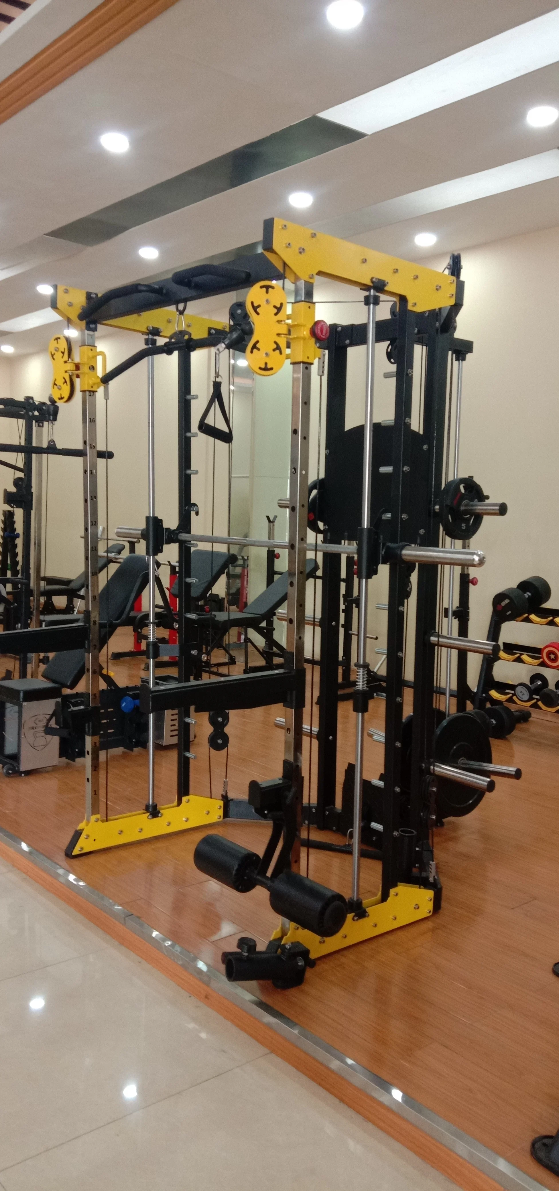 Hot selling home gym Smith Machine cable crossover machine