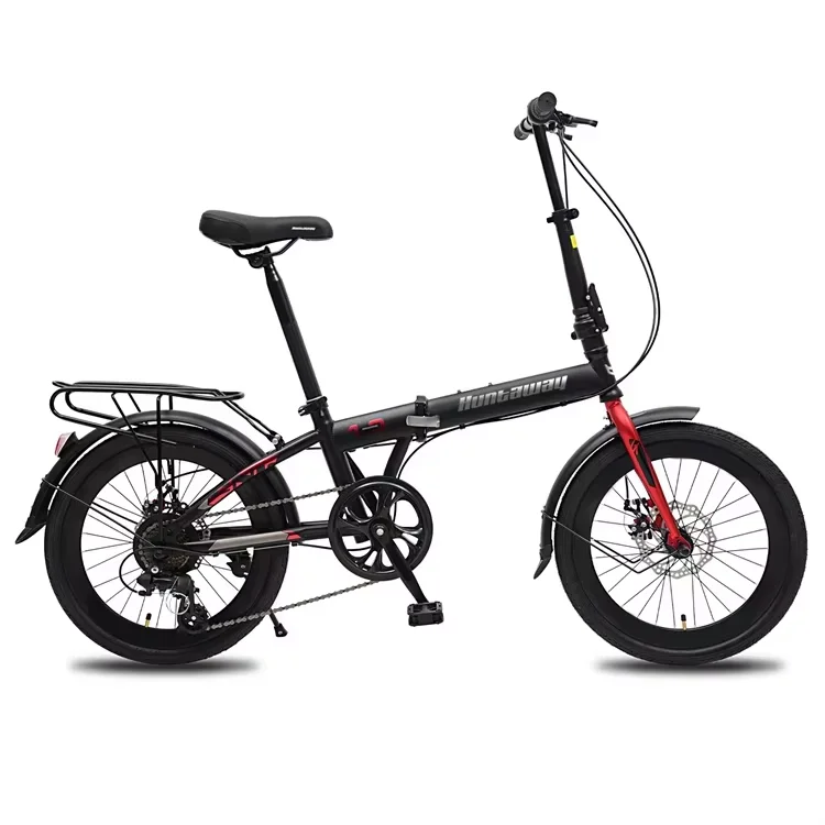 

20 Inch Steel Frame Folding Bike Foldable Bicycle 7 Speed Adult Folding Cycle Bike With Disc Brake