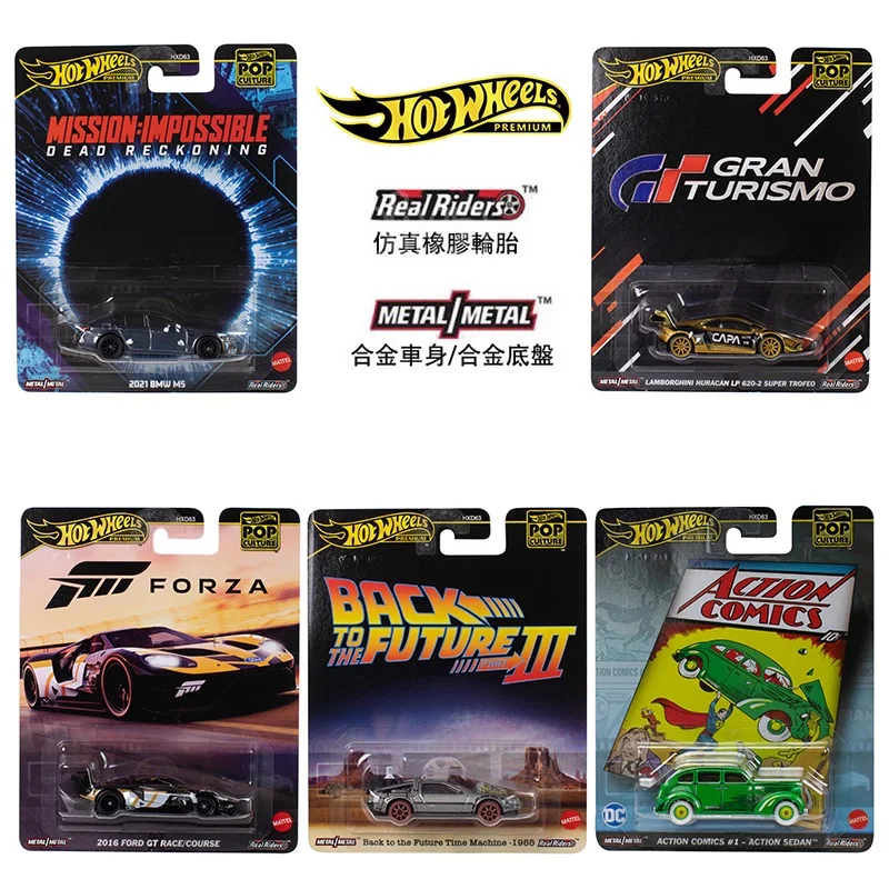 

2025 оригинальный автомобиль Hot Wheels Premium Pop Culture 1/64 BMW M5 Металл 1/64 HotWheels Миниатюры автомобиля Hoteelws Литая под давлением модель автомобиля