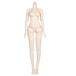 Muñecas BJD de cuerpo sólido para niñas, cuerpo de muñeca Mjd desnudo de piel blanca, Material de PVC de 60cm, 31 articulaciones móviles para juguete Diy, 1/3, 1/4, 1/5