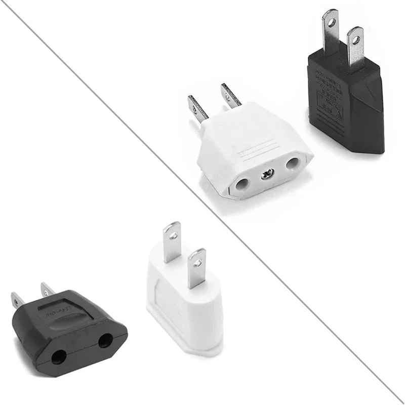 US Plug Adapter EU To US Travel Adapter Euro European To American China Power Adapter 2Pin Plug Type A Converter Socket Adaptor