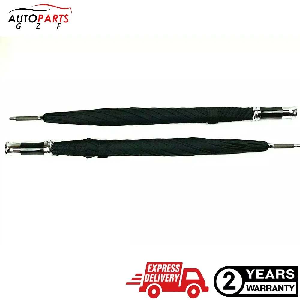 2PCS For Rolls Royce Phantom, Ghost, Dawn, Wraith & Cullinan Silver Umbrella Set OEM