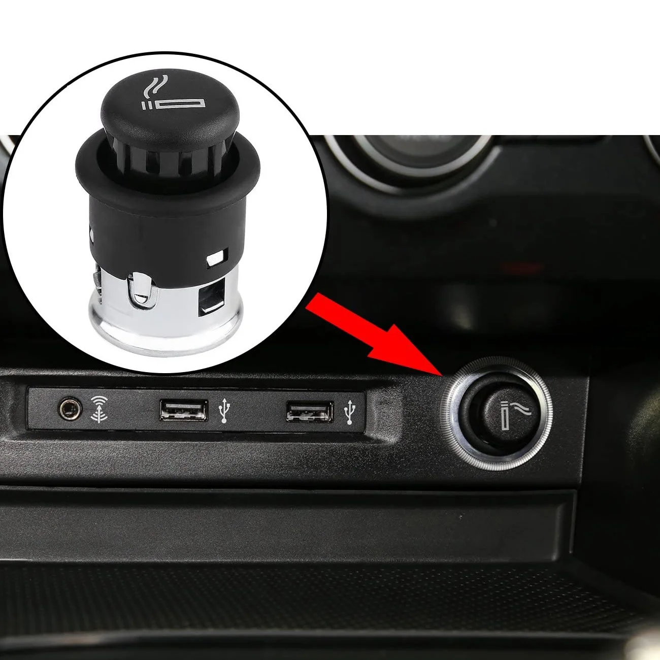 자동차 담배 라이터 플러그, 골프 제타 파사트 CC 티구안 비틀, 아우디 A3 A4L A5 A6L Q3 Q5 Q7 1J0919307