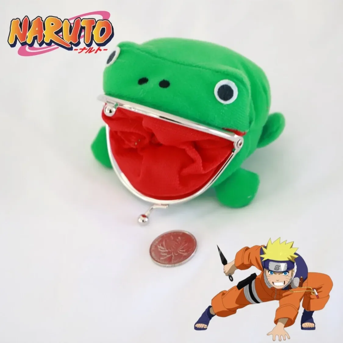 Anime Naruto Portemonnee Kikker Munt Portemonnee Mannelijke En Vrouwelijke Rollenspel Rekwisieten Pluche Portemonnee Accessoires Kinderen