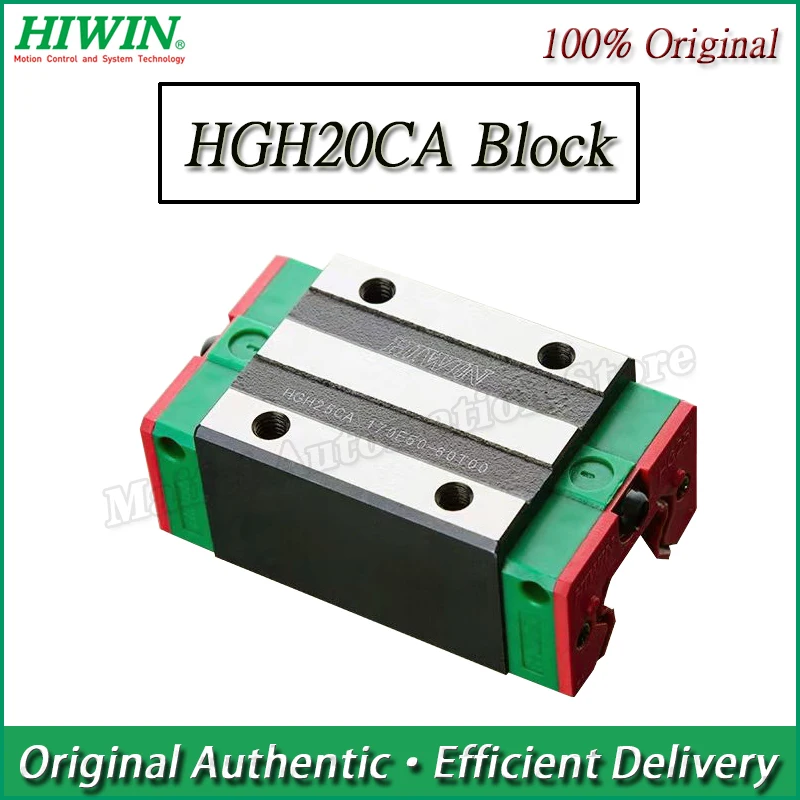 Taiwan Original HIWIN HGH20CA Block Linear Guide Slider HGH20 HG20 Linear Guideway Slider New Block For CNC Parts