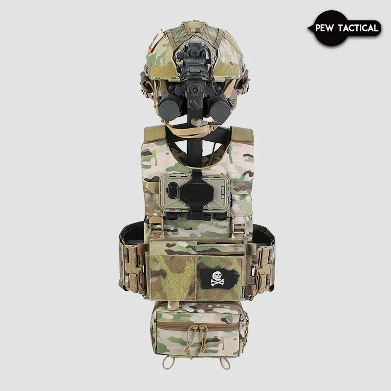 Pew Tactical MK3 Chest Rig System D3 500D tessuto opaco originale AIRSOFT