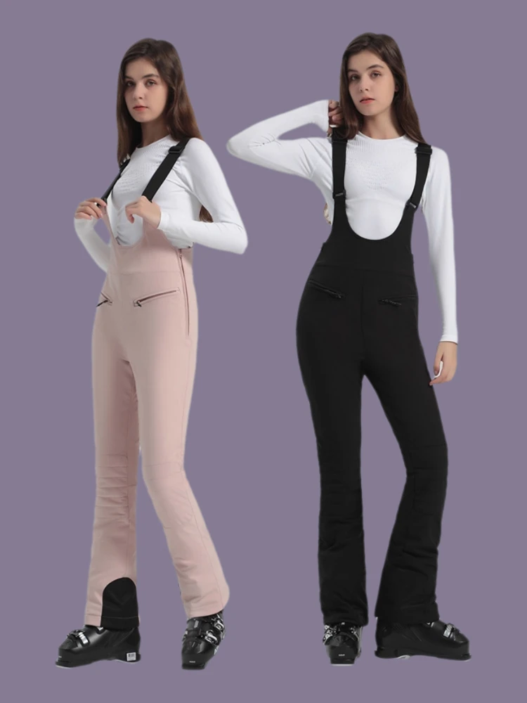 

Outdoor Mountain Sport Ski Bib Pants Woman Jumpsuits Women Sport Windproof Warm Hiking Overall Waterproof Ski Overalls