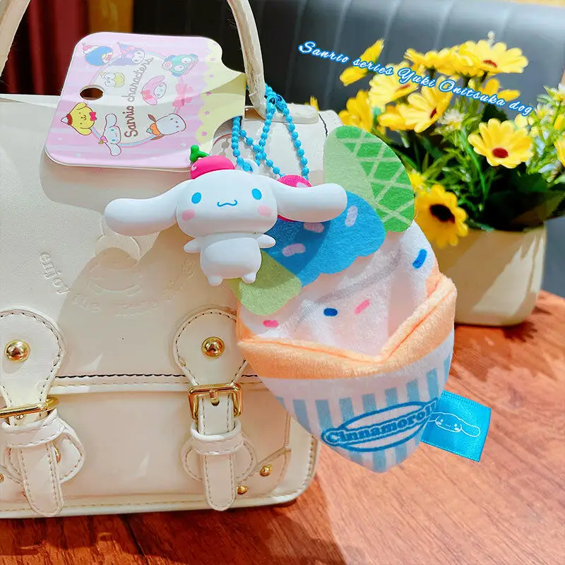 Sanrio My Melody Hangyadon Multi Flavour Crêpe Serie Afneembare Zachte Pluche Hanger Reisrugzak Accessoires Auto Sleutelhanger Cadeau