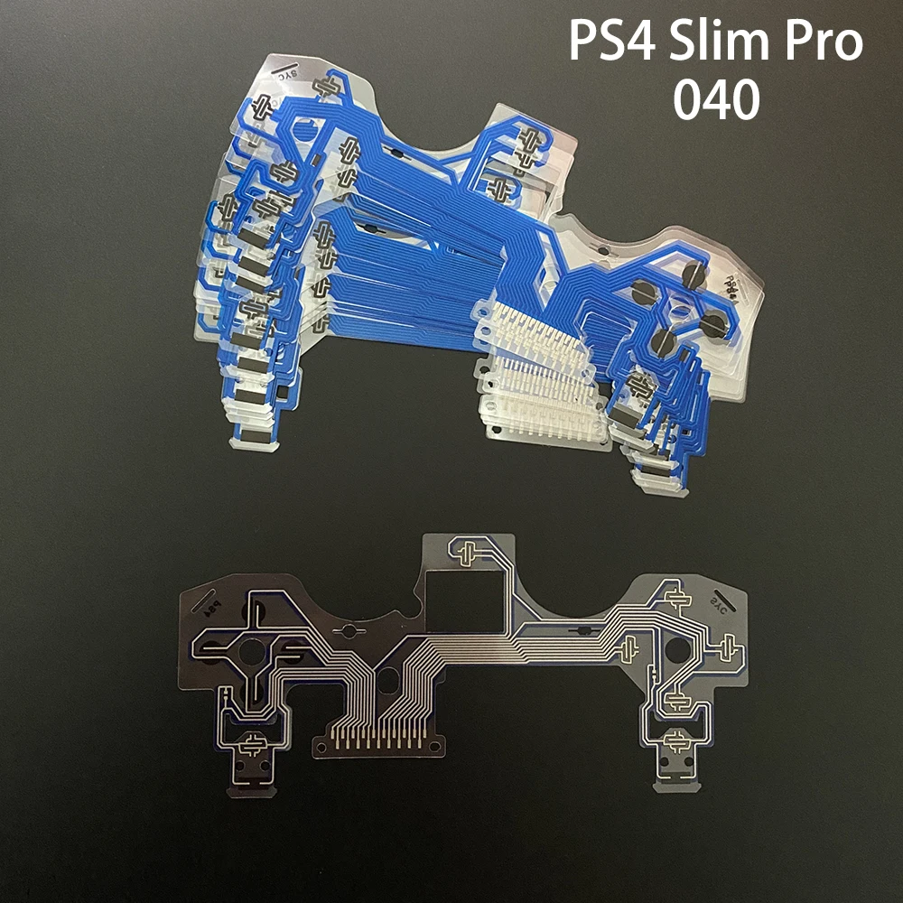 10Pcs for Ps4 Ps5 Repair Jdm 030 040 050 Controller Conductive Film Keypad Flex Cable Buttons Ribbon Circuit Board Drop Shipping