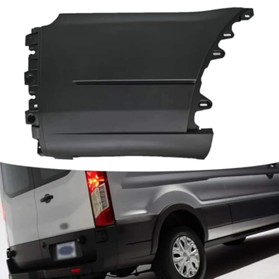 

Rear Lower Quarter Panel Trim Molding Cover Extension for 2015-2019 Ford Transit 150/250/350 Right Passenger Side Bumper Replac
