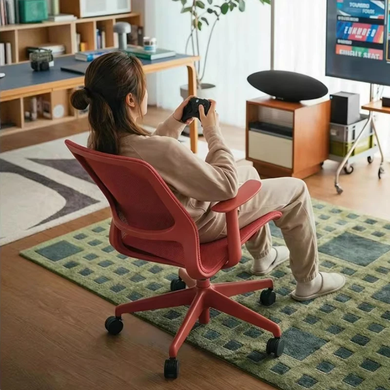 Lightweight Backrest Office Chair Wheels Swivel Nordic Designer Office Chair Modern Computer Sillas De Oficina Home Furniture