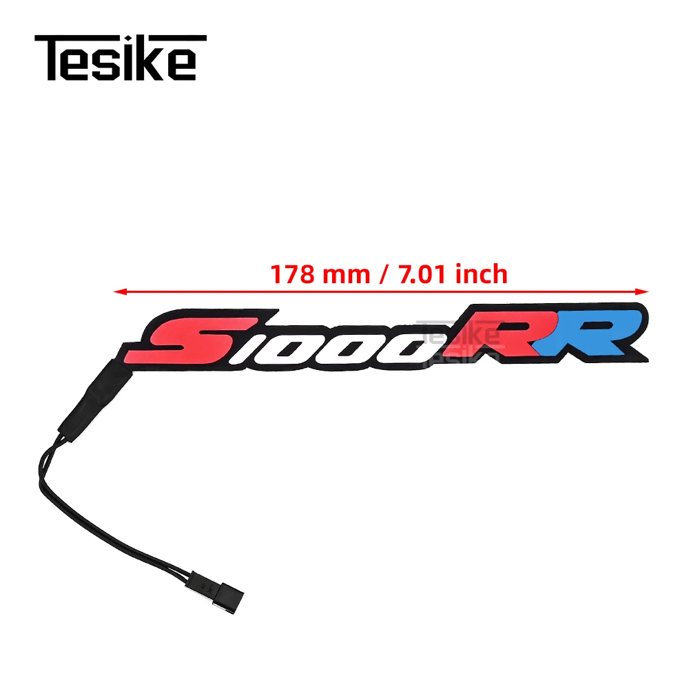 دراجة نارية ملصق الديكور لسيارات BMW S1000RR S1000 RR HP4 مصباح دراجة نارية LED لتقوم بها بنفسك عاكس EL الباردة ضوء ملصق #6