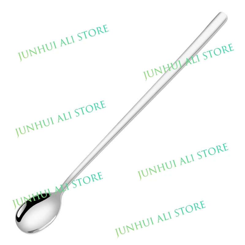 13cm Silver Stainless Steel Round Spoon Western Spoon Hotel Household Spoon Multifunctional Round Spoon Stirring Spoon B1
