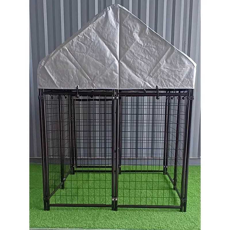 

Dog Cage Large Dog Cage Bold Iron Golden Retriever Labrador Husky Dog Kennel