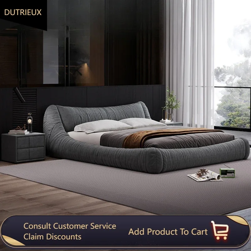 

House Frame Double Bed Luxury King Size Modern Twin Living Room Double Bed Hotel Modern Letto Matrimoniale Bedroom Furniture