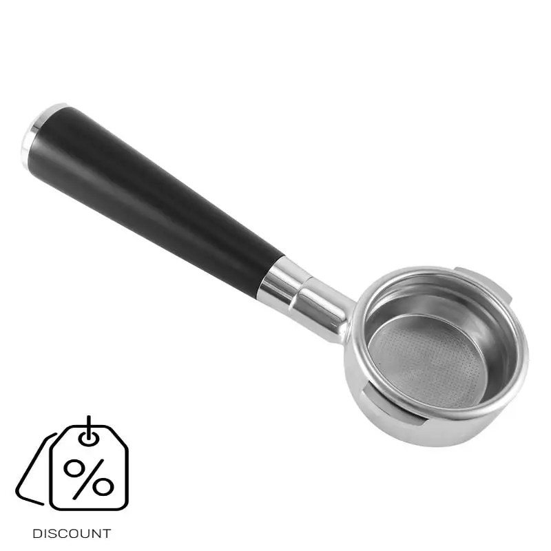 A83G-58 мм держатель фильтра для кофемашины с двойным ухом E61 бездонный портафильтр с деревянной ручкой аксессуары для кофемашины стиль