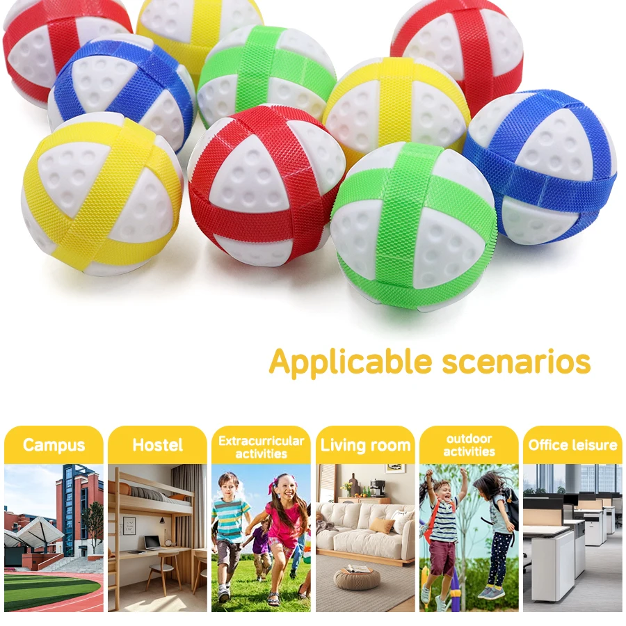 

Липкие мячи для гольфа, мячи для метания, игрушка для взаимодействия родителей и детей, липкие мячи разных цветов (6 шт.), идеальный выбор для игры в гольф