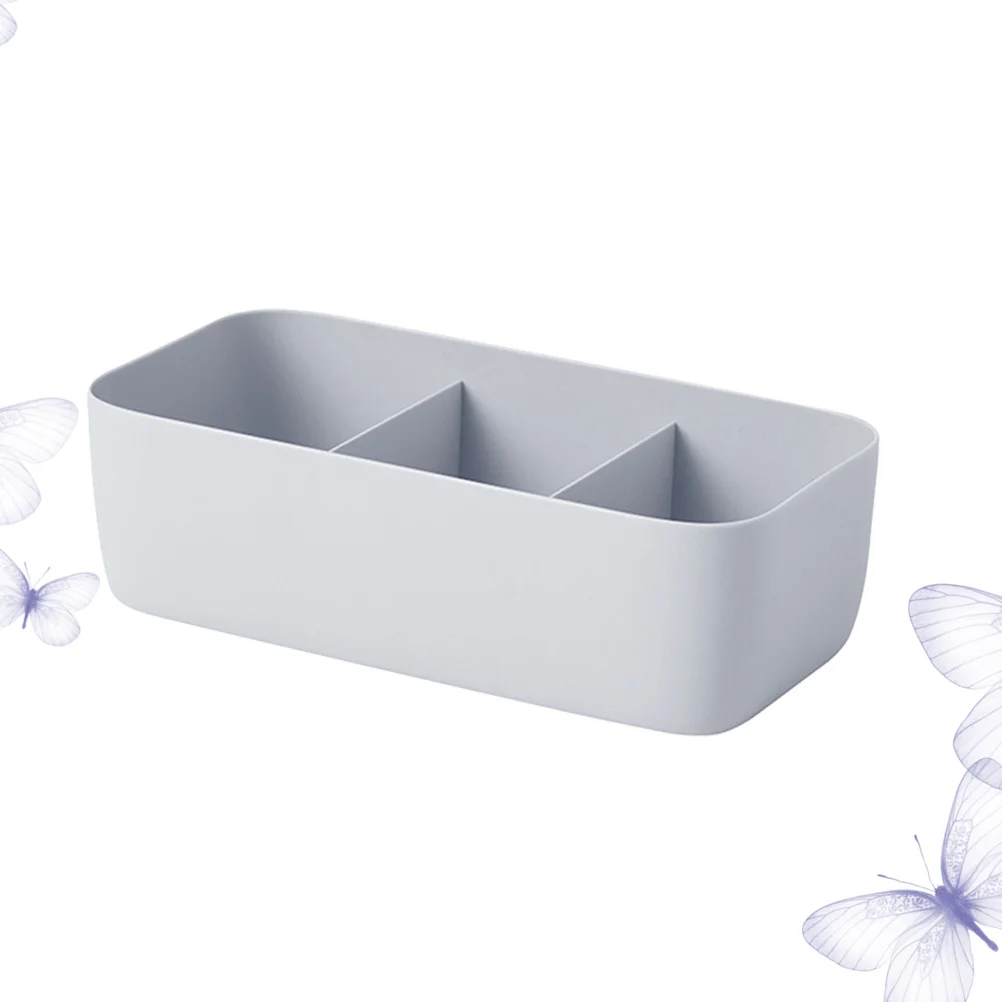

4Pcs Underwear Storage Case 3 Compartments Plastic Organizer for Socks Panties Drawer Closet Finishing Box Panties Organizer