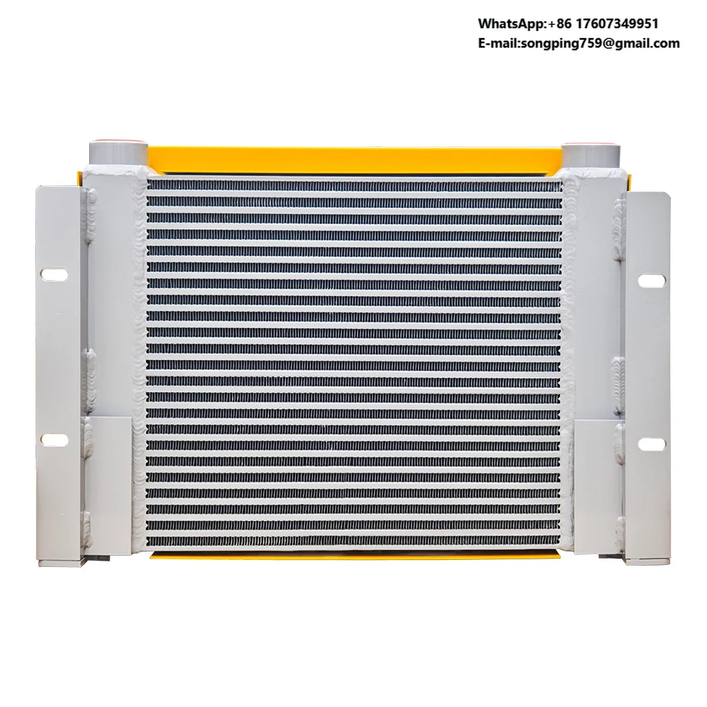 

AH1470 Aluminum Plate Hydraulic Oil Cooler 200L/Minute Flow Compact Power Unit Air Cooled Radiator Heat Exchanger Motor