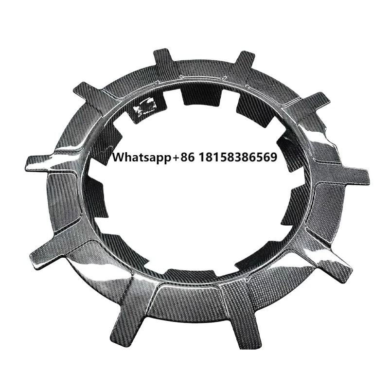 

Real Carbon Fiber Forged Wheel Construction Hub Cap New Condition 21" 22" 23" 24" Inches