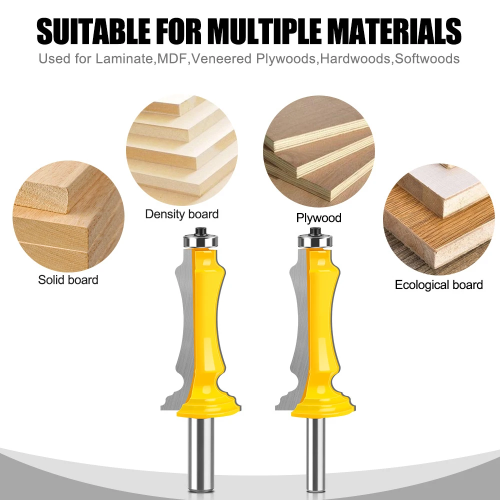 1PC Door&Window Casing Router Bit-12mm 8mm 1/2