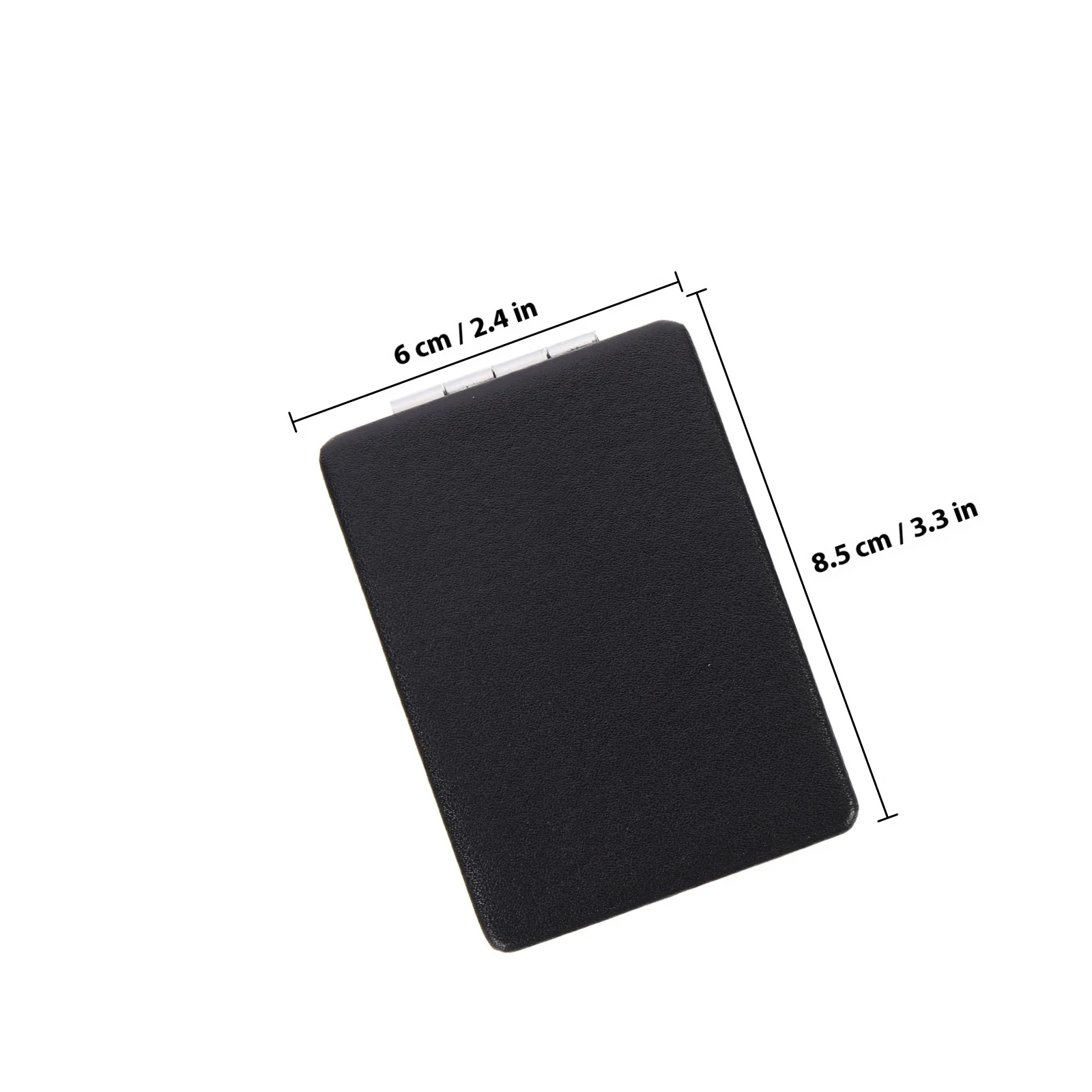 2 szt. Przenośne lusterko podróżne, kompaktowe, składane, kieszonkowe, małe lusterko do makijażu, składane