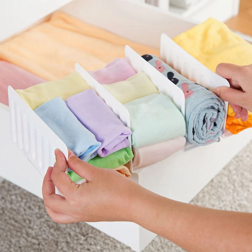

8Pcs Refrigerator Food Drawer Dividers Organizer Storage Partition Clothes Accessories Cabinet Divider