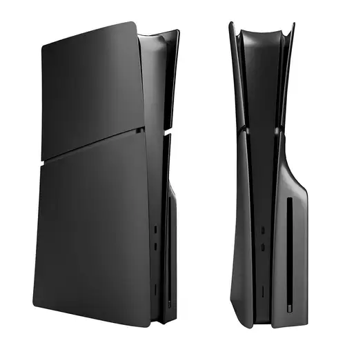 Placa de repuesto para PlayStation 5 Slim versión de unidad Digital/óptica funda rígida protectora para PS5 SLIM carcasa frontal negra