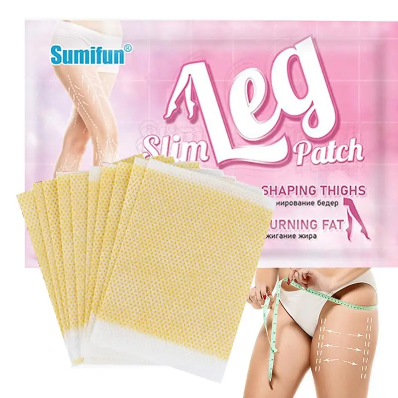 Belly Slimming Patch Leg Sculpting Stickers 10 PCS Breathable Weight Loss Patches Shaping Waist Abdomen Thigh For Women And Men