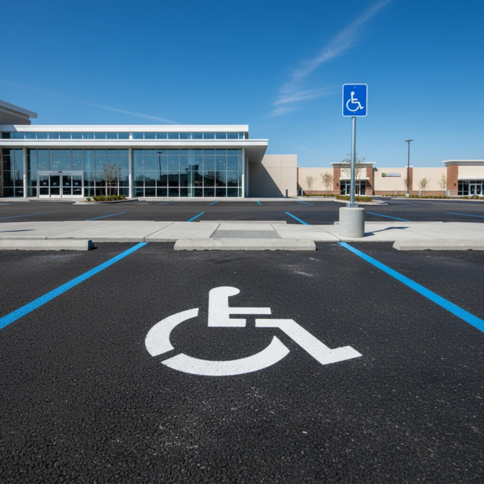 Immagine 7: Stencil per Parcheggio per Disabili Flessibile, Strumento di Marcatura Esterna Resistente alle Intemperie, Facile da Pulire