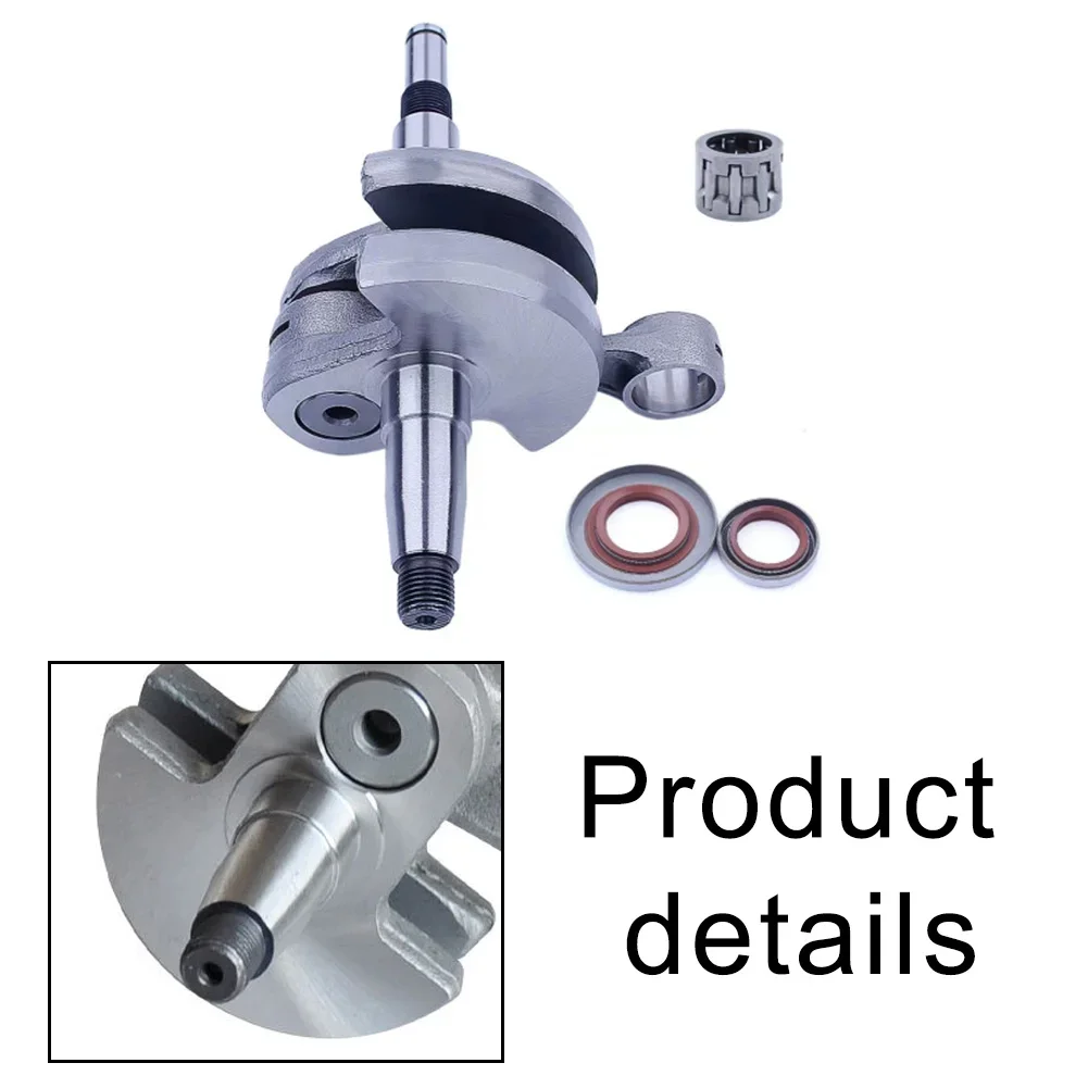 

For MS650 Chainsaw Replacement Crankshaft Kit As Shown Vibration Reduction Crankshaft Kit Hard Metal Construction