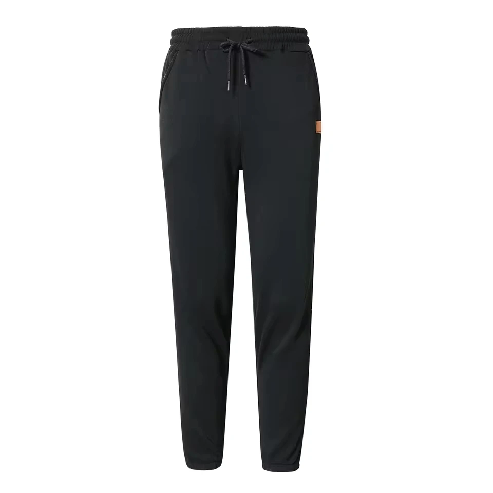 Commuting Business Casual Fall Men's Pants Men's And Winter Fleece Trousers Men's Label Solid Color Casual Sports pantaloni uomo