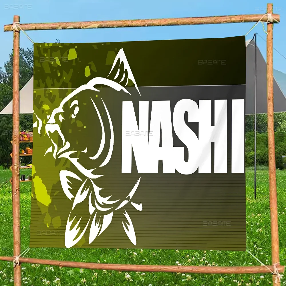 Nash Fishing Logo Flag Banner INS Style Outdoor Party Decoration Atmosphere Flag