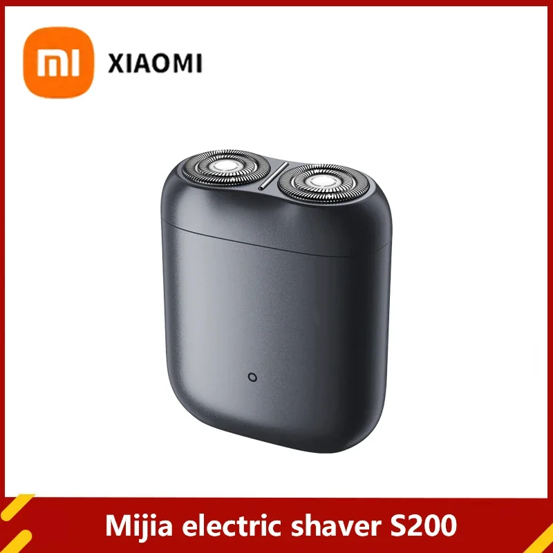 الأصلي XIAOMI MIJIA S200 ماكينة حلاقة كهربائية المحمولة IPX7 قابل للغسل الحلاقة الجافة الرطبة للرجال أداة تهذيب اللحية القاطع قابلة للشحن