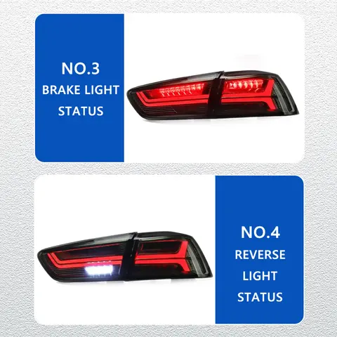 8 best sales mitsubishi lancer tail lights - №3