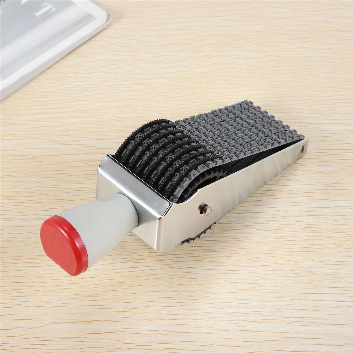 

A06K 8-значный алфавит, английская буква, цифр, катящийся резиновый штамп, тиснение, сделай сам, ролик для скрапбукинга, школьный домашний декор