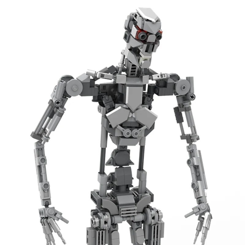 Moc-bouwstenen MechMechanical SkeletonWarrior - Volledig scharnierende poseable Modeltechnologie Modulaire blokken DIY-sets Montage