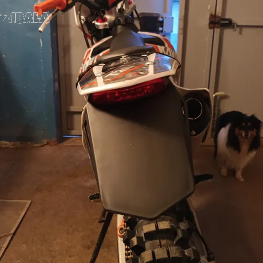 

Universal Off-Road Bike Motorcycle Rear Fender License Plate Bracket 12V LED Taillight Brake Lamp for Most of motorcycle models