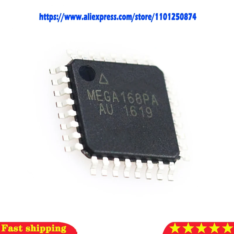 5Pcs Atmega168Pa-Au…