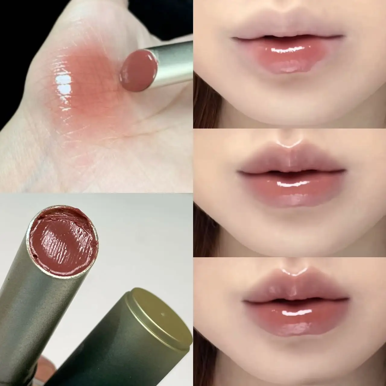 Herorange Spiegel-Lipgloss 24H Wasserfest Langanhaltender Lippenstift Ohne Abfärbung Ohne Verblassen Matt & Glänzend Aufpolsterndes Lippen-Make-up für Frauen