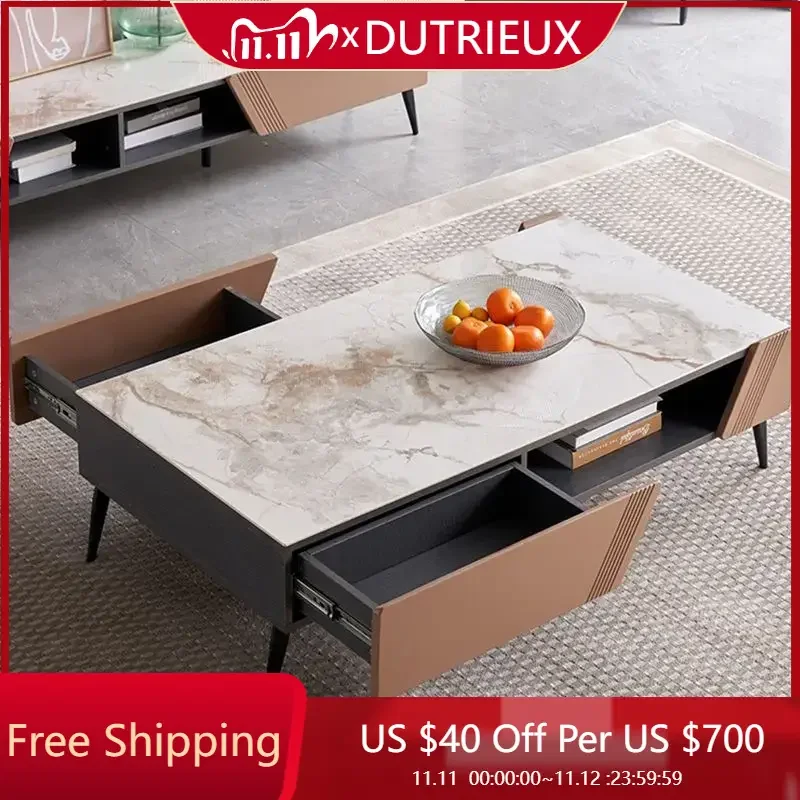 

Дизайн хранения Журнальные столики Современные скандинавские роскошные журнальные столики для гостиной Ящики Стол Mesa Centro Salon Мебель для дома