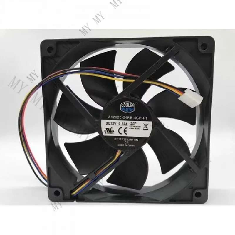 TT для COOLER MASTER A12025-24RB-4CP-F1 12025 DC12V 0,37A 120*25 мм 4-контактный охлаждающий вентилятор