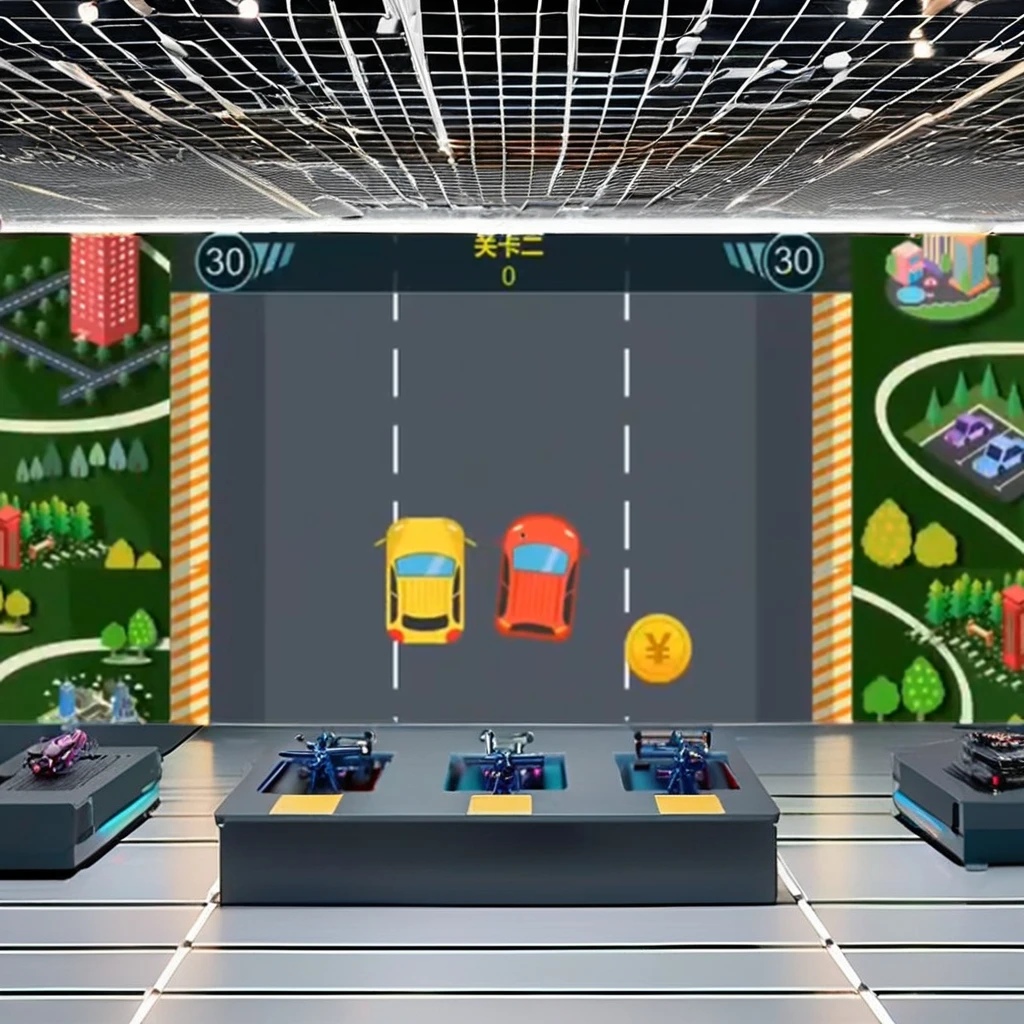 Racing Parkour Competition Skateboarding Parkour Screen Games Science Popularization Exhibits and Instruments