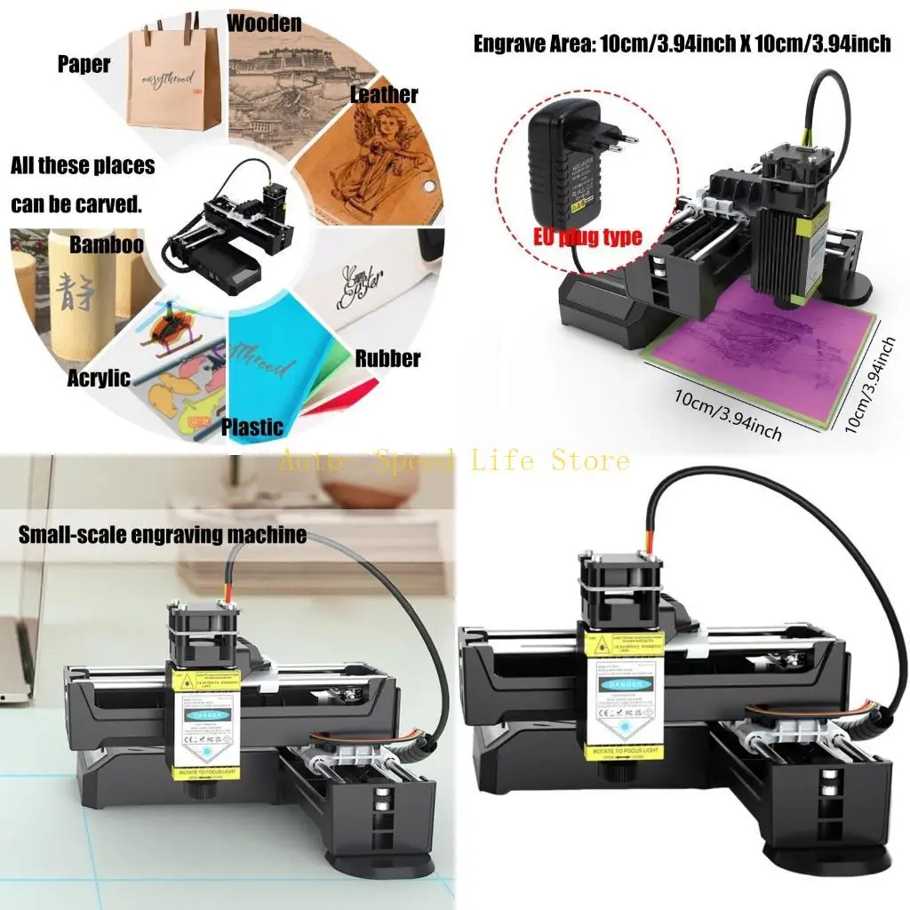 

02DA 0.5W Lasers Module 450nm Lasers Engraver Head for Lasers Engraving Cutting Machine USB Bluetooth-compatible Woodworking