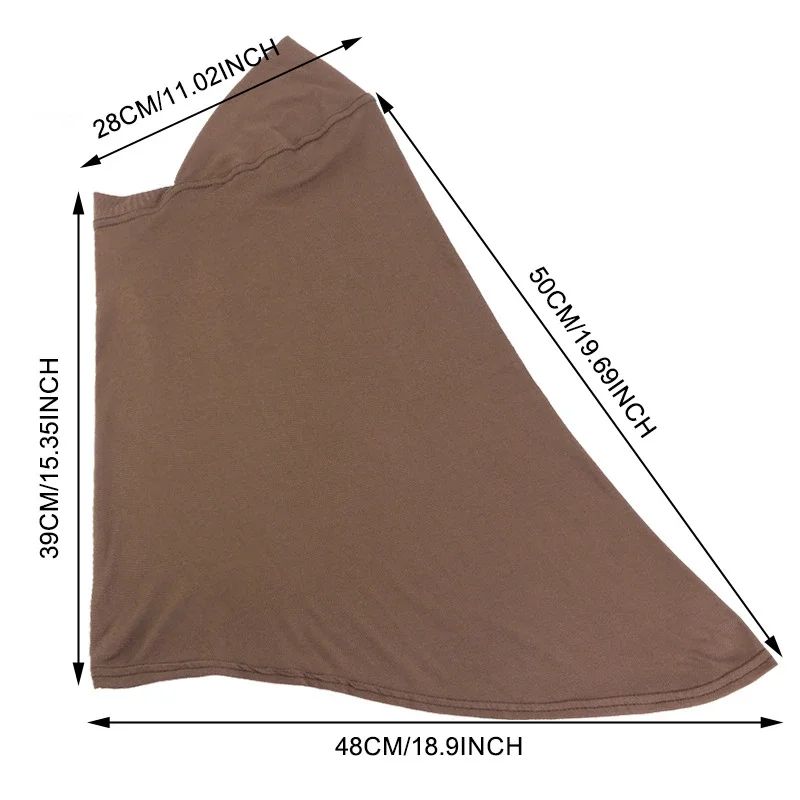 

Готовый к ношению миттєвый хиджаб Amira для женщин, однотонный хлопковый головной платок из модала, чехол на шею, хиджабы, ислам, никаб, шали и накидка