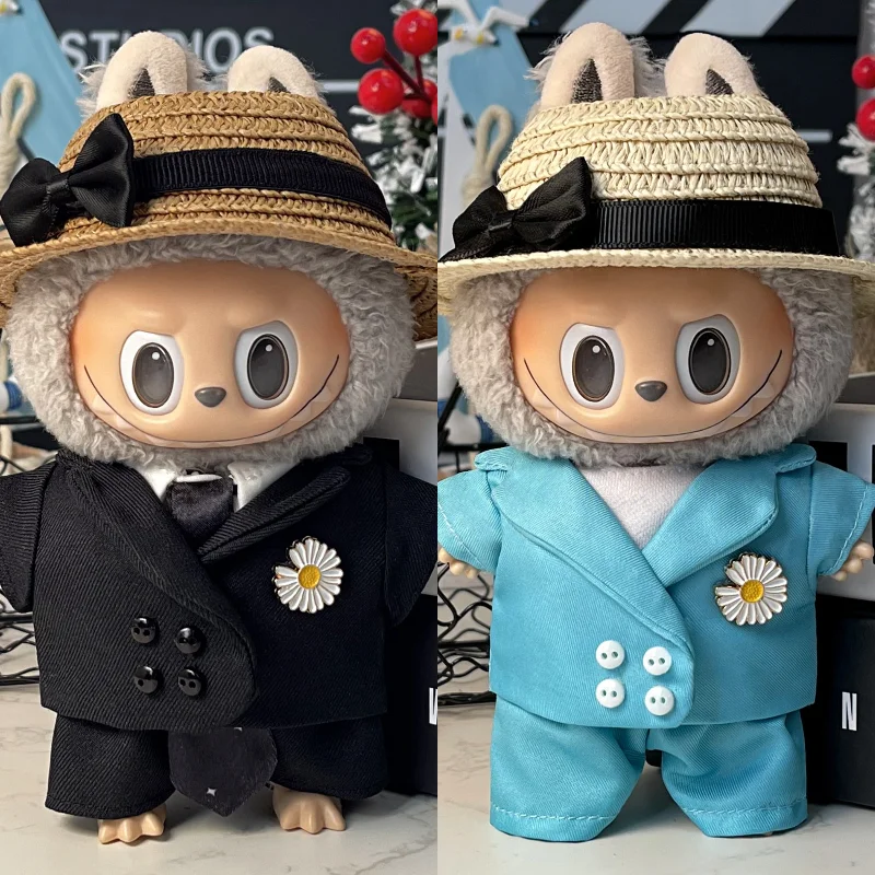 

Комплект сменной одежды Labubu для куклы 1-го/2-го/3-го поколения 17 см, полная коллекция одежды со сменными аксессуарами для костюмов